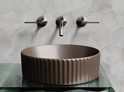 Ceramicanova Мебельная раковина Element 36 CN6057MDB тёмно-коричневый матовый – фотография-4