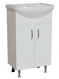 Mixline Тумба с раковиной Формат 50 белая – фотография-1