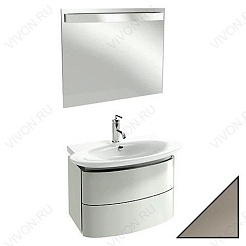 Jacob Delafon Тумба с раковиной Presquile 80 титан – фотография-4