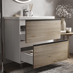 Vigo Мебель для ванной Cross 800-0-2 дуб давос натуральный – фотография-6