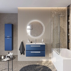 BelBagno Мебель для ванной Eco Cer-N 80 CZR-8095-80 sapfiro ручки сатин – фотография-2