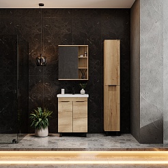 Onika Мебель для ванной Легран 50 дуб галифакс – фотография-2