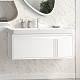 Brevita Мебель для ванной Cascade 100 подвесная белая – картинка-21