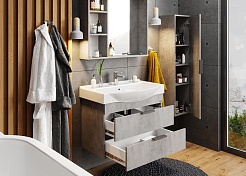 Onika Тумба под раковину Девис 80.13 бетон чикаго – фотография-7