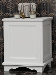 Opadiris Банкетка Клио 40 белый матовый – фотография-1