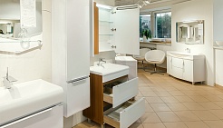 Velvex Мебель для ванной Crystal Cub 60 напольная, белый/ темный лен – фотография-10