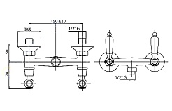 Cezares Смеситель DIAMOND-DS-01-Sw для душа – фотография-2