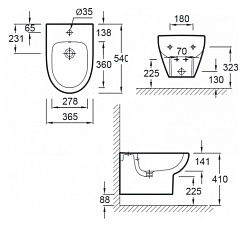 Jacob Delafon Биде подвесное Odeon Up E4765 – фотография-6