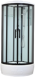 Timo Душевая кабина Standart Т-6680 Black – фотография-1