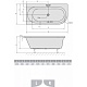 Alpen Акриловая ванна Astra 165x80 L – картинка-6