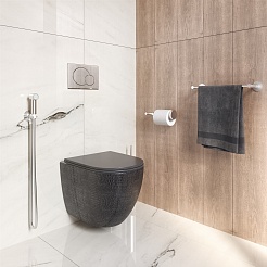 Grossman Унитаз подвесной Color GR-4455BSMS голубой матовый – фотография-7