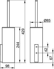 Keuco Ершик Edition 400 11564 – фотография-2