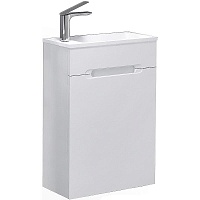 Jorno Тумба с раковиной Modul 60 белая глянцевая