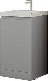 Style Line Тумба под раковину Батлер 50 серая Люкс антискрейтч Plus – фотография-7