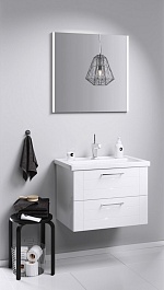 Aqwella Тумба с раковиной Манчестер 80, подвесная – фотография-5