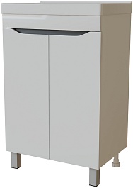 Mixline Тумба под раковину Лайн 60 белая – фотография-1