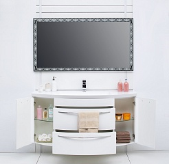 De Aqua Тумба с раковиной Лонг 140 – фотография-3