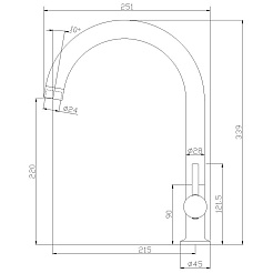 Rossinka Смеситель X25-23U для кухни – фотография-2