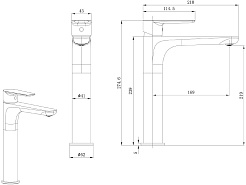 Allen Brau Смеситель для раковины Eclipse 2.0 5.E1A02-31 черный матовый – фотография-2
