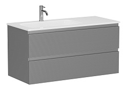 Sancos Тумба под раковину Folk 100 L ergraut soft – фотография-1