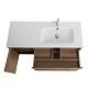BelBagno Тумба под раковину Kraft 120 R подвесная Rovere Nebrasca Nature – фотография-25
