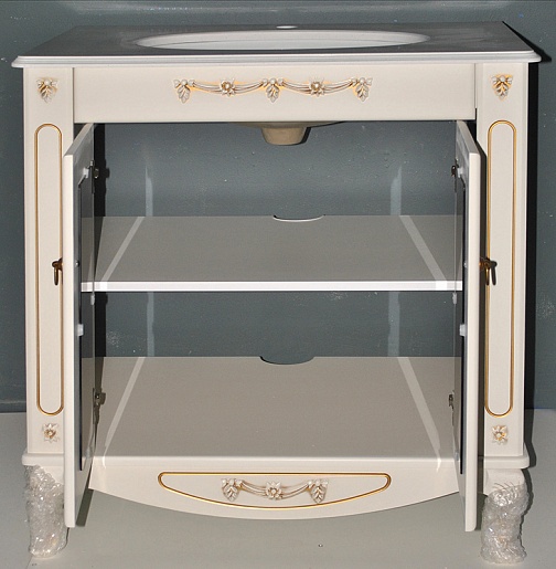 Атолл Тумба с раковиной "Верона 85" дорато витрина – картинка-7