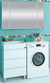 СанТа Мебель для ванной Марс 56 L напольная – фотография-1