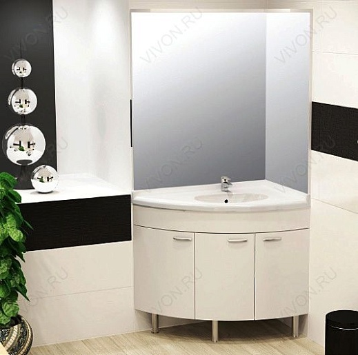 Aquanet Мебель для ванной "Корнер II 89 Close" R (161298) – картинка-3