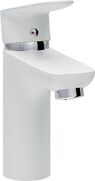 Aringa Смеситель для раковины Рейн AR02011WH белый/хром – фотография-2