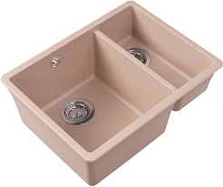 Florentina Мойка кухонная Вега 335/160 песочная – фотография-2