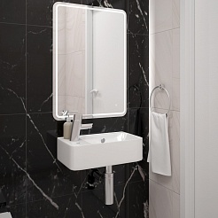 Teymi Раковина в туалет Hanna 45 T50901 левая – фотография-5