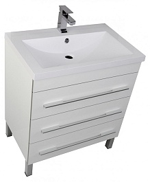 Aquanet Мебель для ванной Верона 75 белая напольная (231040) – фотография-3