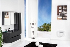 Boheme Пенал Vallessi 120*35*28,5cm Антрацит матовый – фотография-1