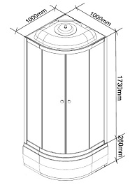 Parly Душевая кабина ВМ101 – фотография-2