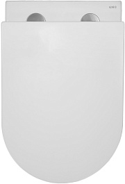 Azario Унитаз подвесной Navio AZ-0074 безободковый белый – фотография-6