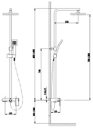 Timo Душевая система Selene SX-1041/00 chrome – фотография-2