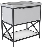 Mixline Тумба с раковиной Бруклин 80 белая