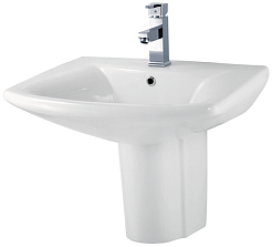 Creo Ceramique Раковина с полупьедесталом TOURS 62х51 – фотография-1