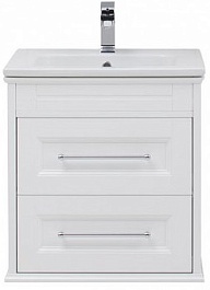 Aquanet Тумба с раковиной Бостон 60 М белая – фотография-4