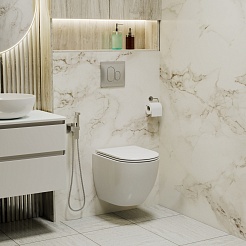 Grossman Клавиша смыва Galaxy 800.T1.01.110.110 хром матовый – фотография-3