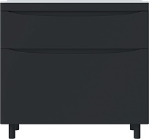 Vivon Тумба под раковину Ostin 90 напольная черная матовая