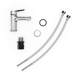 Tokito Смеситель для раковины HAPPO хром TOK-HAP-1011 – фотография-3