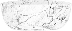 Teymi Раковина накладная Solli 50 Artceramic T50393 белый мрамор – фотография-4