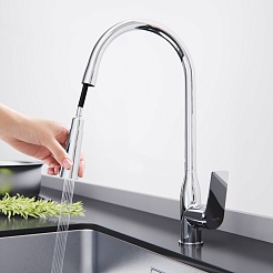 Tokito Смеситель для кухни MITSUISHI хром TOK-MIT-1013 – фотография-6