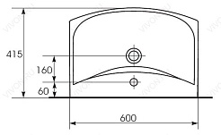 Cersanit Раковина Carina 60 – фотография-5