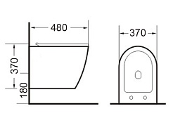 Timo Унитаз подвесной KULO TK-403 – фотография-5
