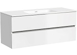 Sancos Тумба с раковиной Urban 120 белый глянец раковина Element 121 CN7006