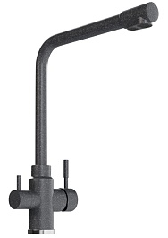 Mixline Смеситель для кухни 35k ML-GS13 (309) темно-серый – фотография-2