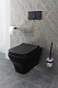 Allen Brau Унитаз подвесной Infinity 4.21011.31 чёрный матовый с крышкой 4.21014.AN – фотография-68