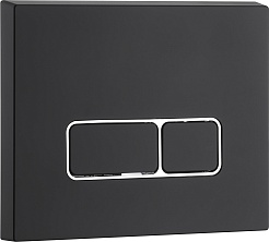 WeltWasser Инсталляция для унитаза Marberg 410 SE BL с черной матовой клавишей смыва – фотография-2